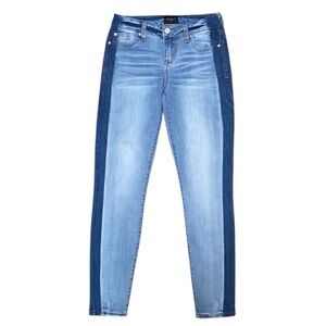 👖Celebrity Pink Stripe Mid-rise Skinny Jeans👖